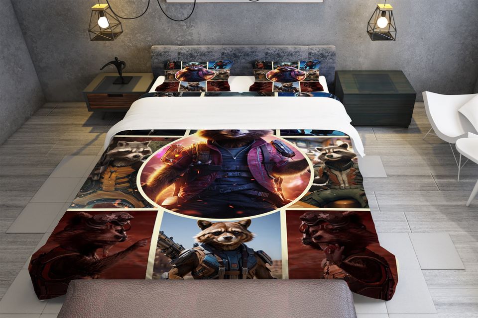 Rocket Raccoon Bedding Set