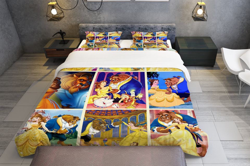 Beauty and Beast, Bedding Three Piece Set