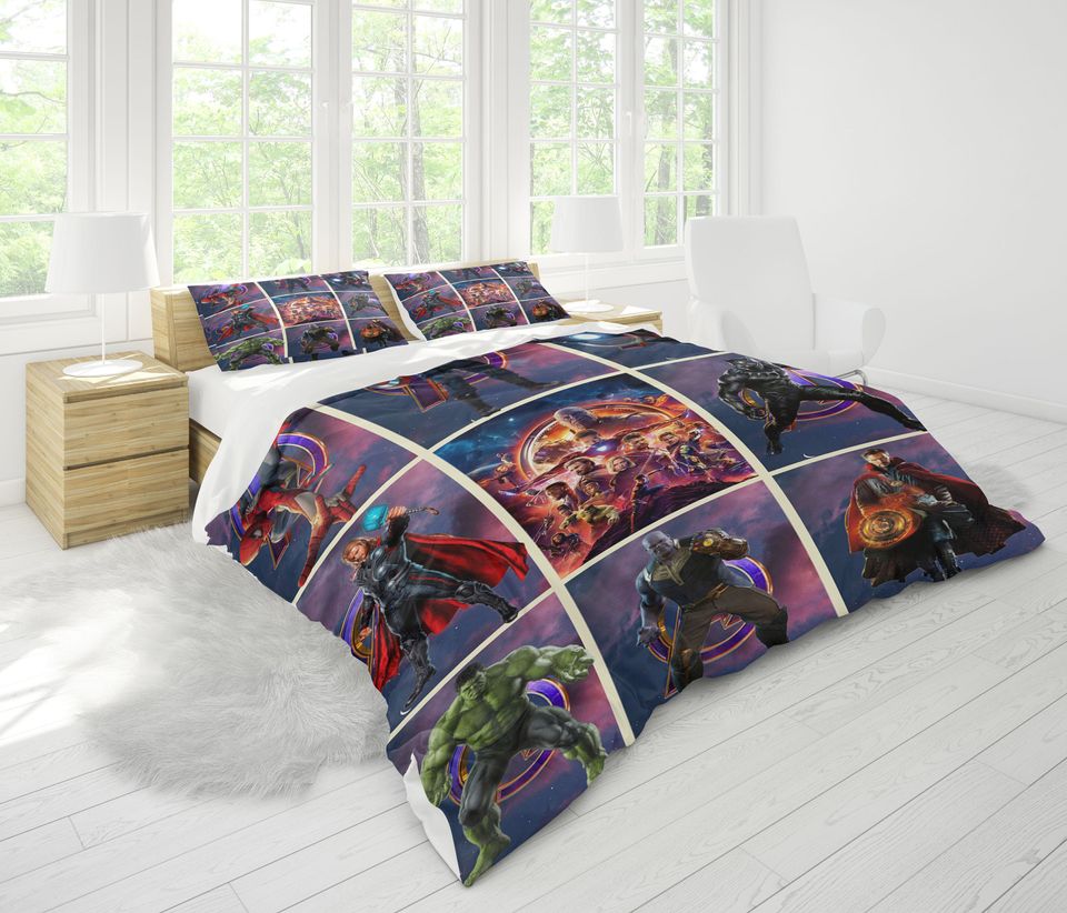 Marvel Bedding Set, Bedroom Decoration, Creative Gifts