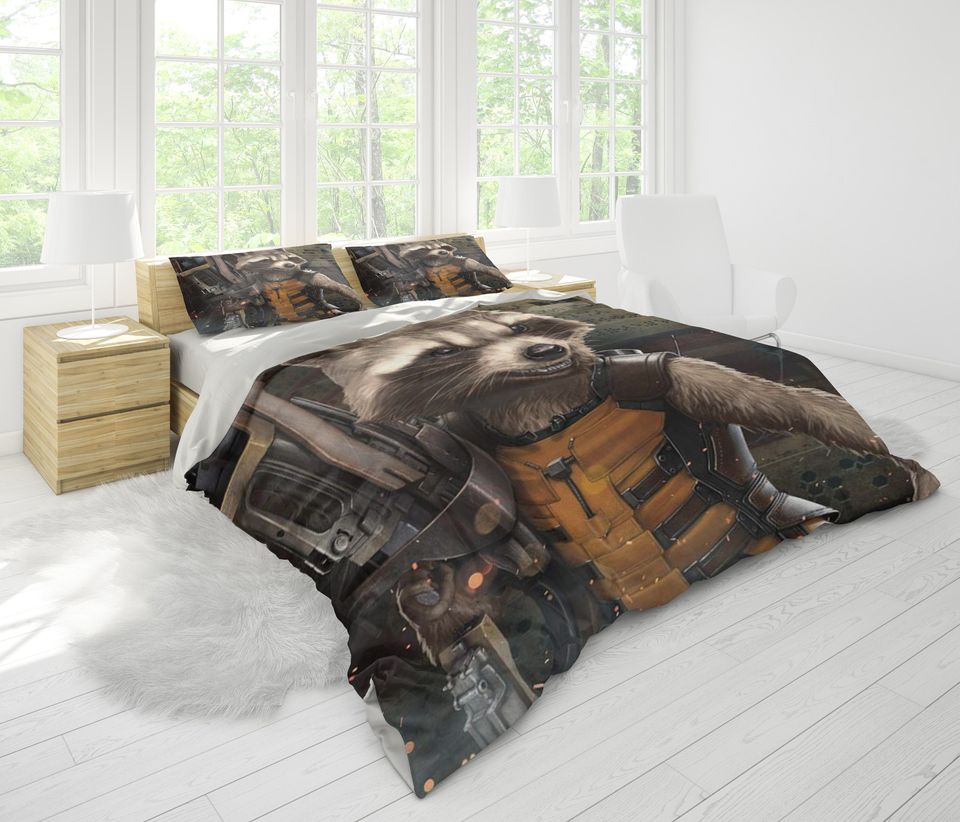 Rocket Raccoon Bedding Set