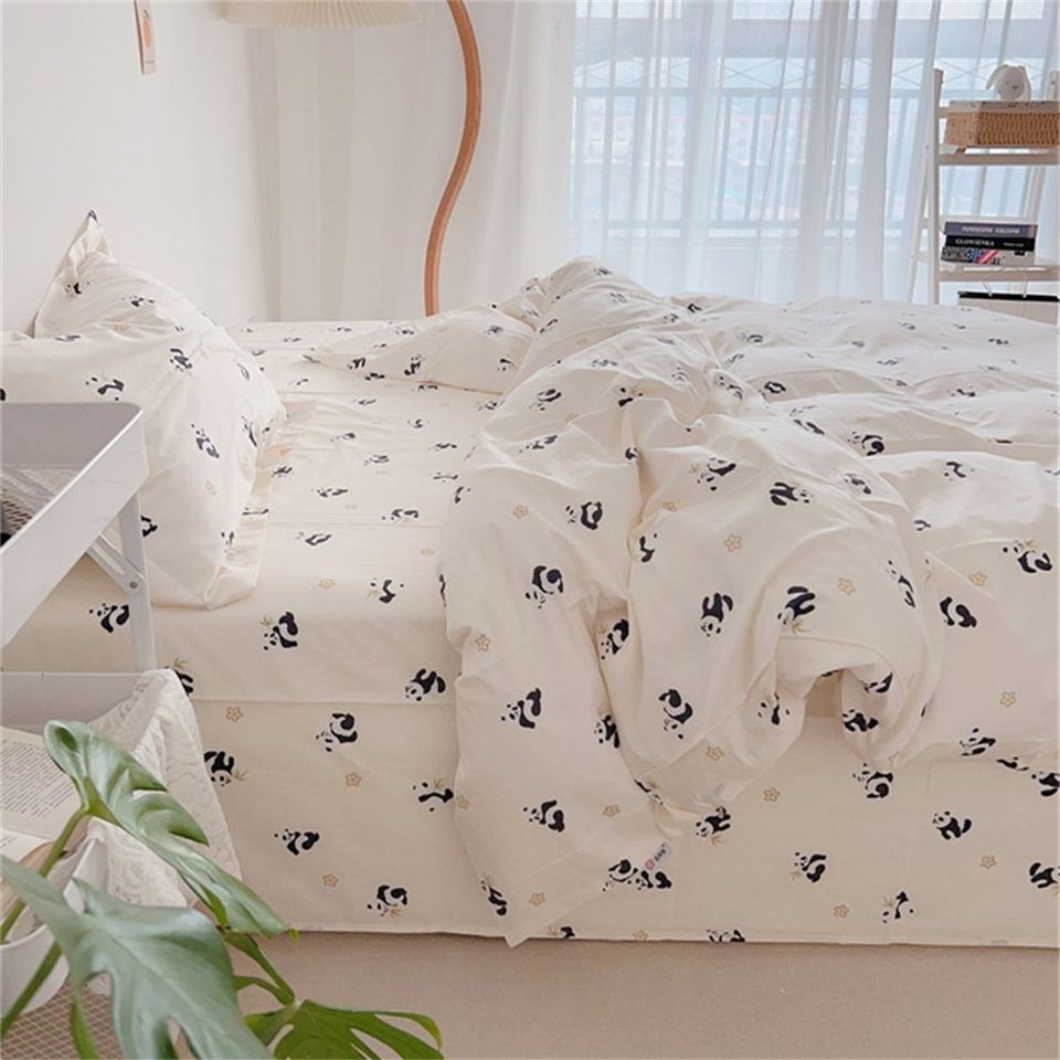 Cute Panda Bedding Set, Animal Bedding Set