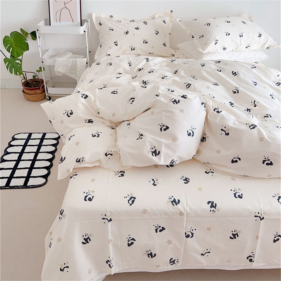 Cute Panda Bedding Set, Animal Bedding Set