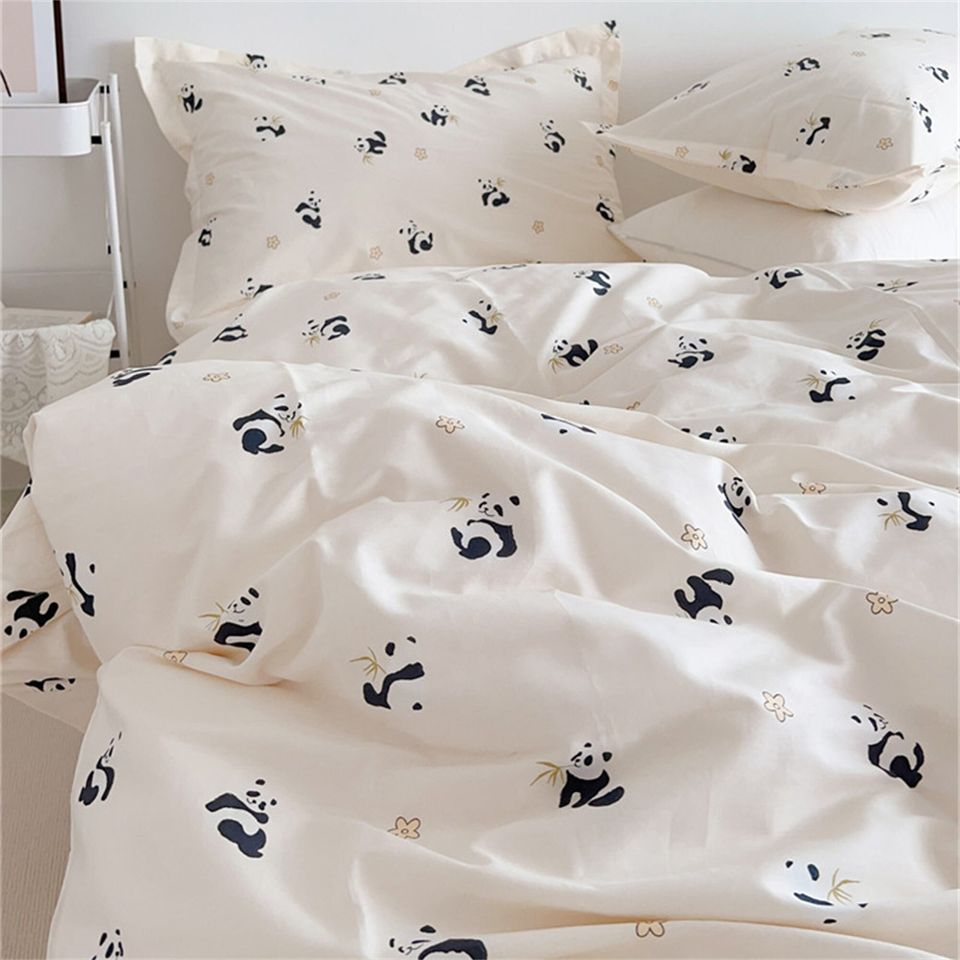 Cute Panda Bedding Set, Animal Bedding Set