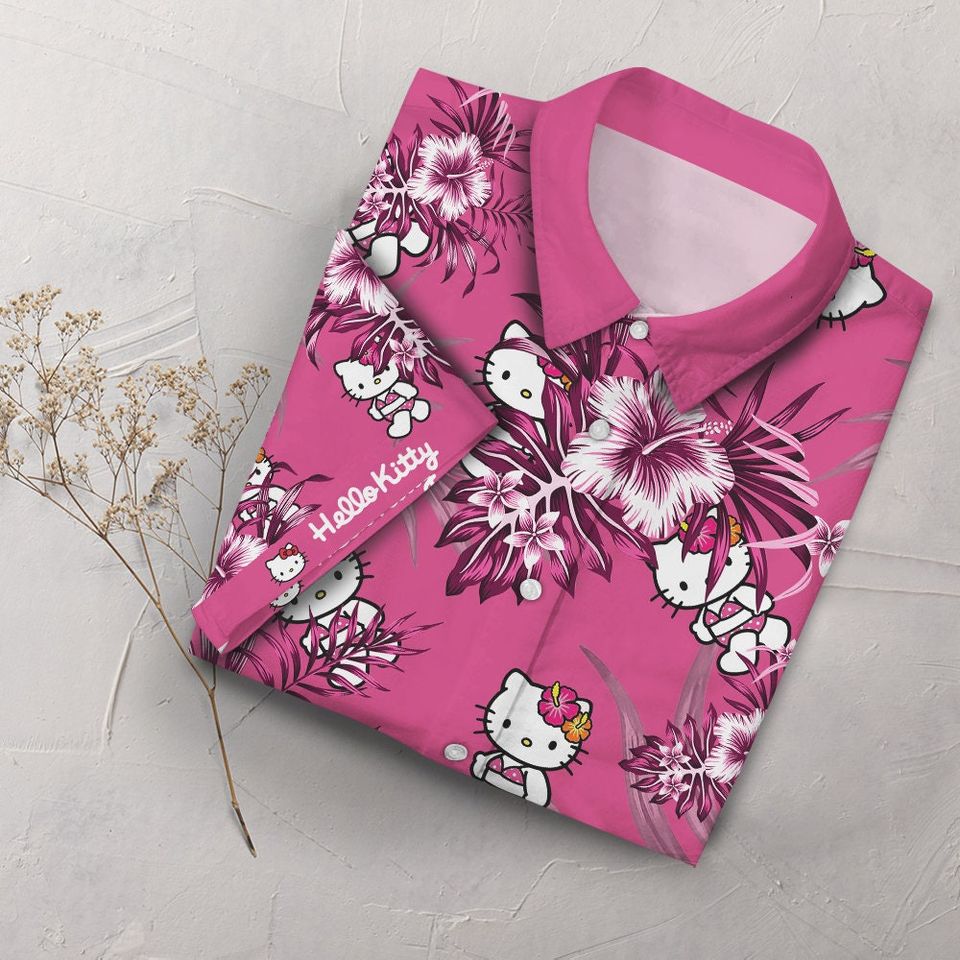 Hello Kitty Hawaiian Shirt Ver2