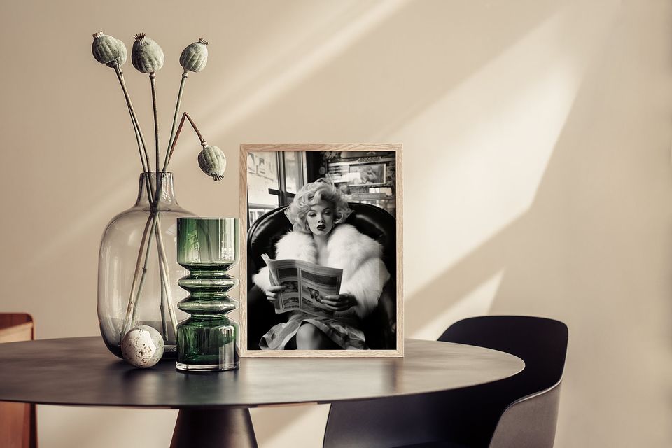 Marilyn Monroe Poster, Marilyn Monroe Print