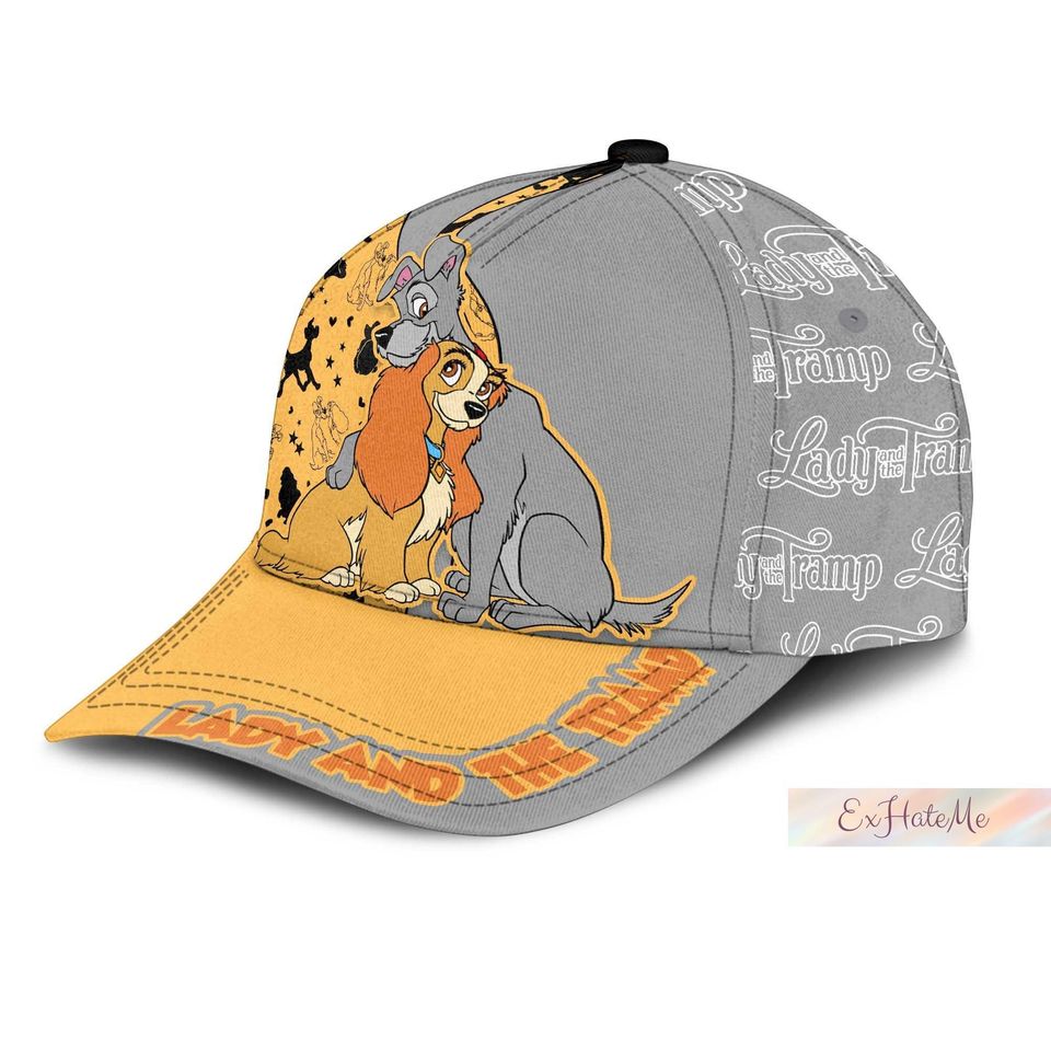 Lady And The Tramp Hat, Disney Couple Classic Cap