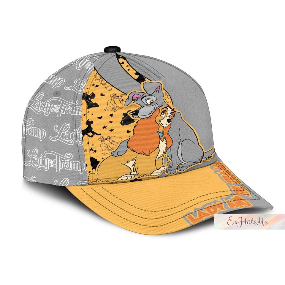 Lady And The Tramp Hat, Disney Couple Classic Cap