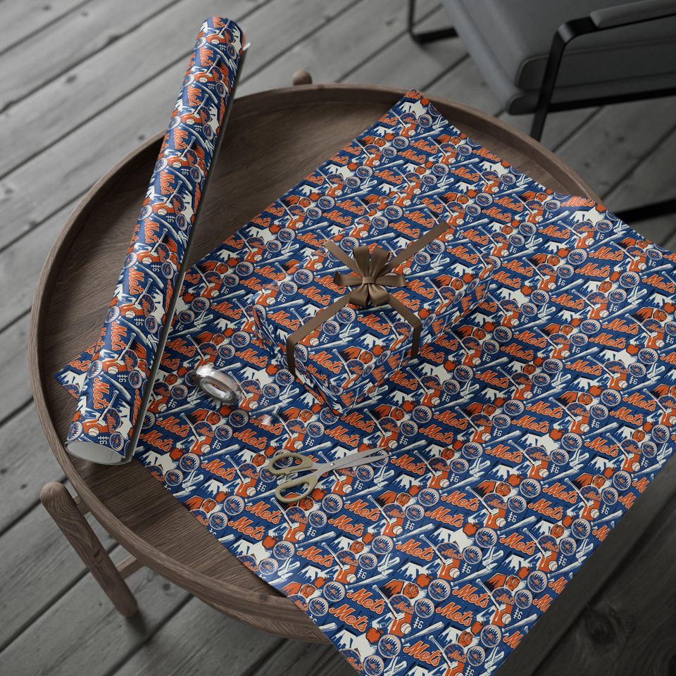 NY METS Wrapping Paper