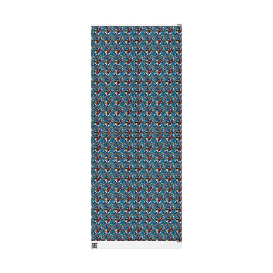 Superman- Batman Wrapping Paper
