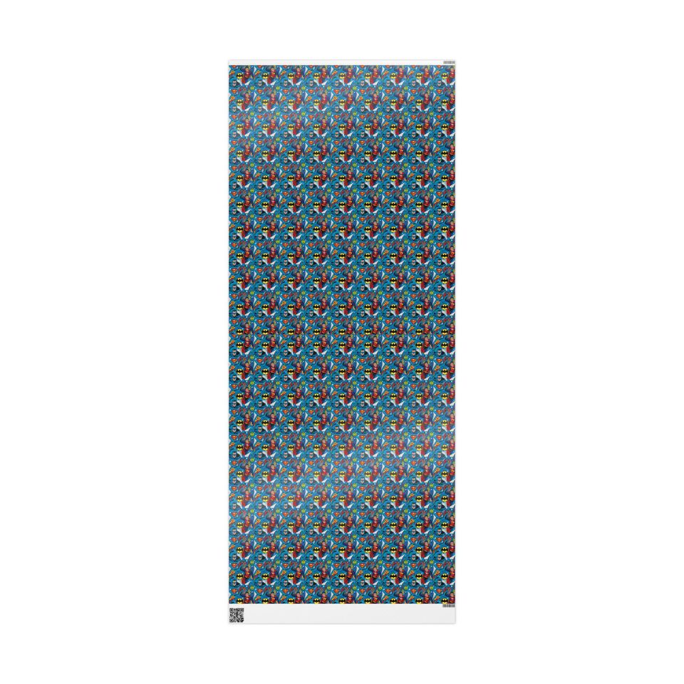Superman- Batman Wrapping Paper