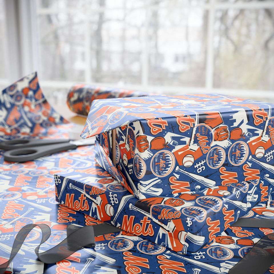 NY METS Wrapping Paper