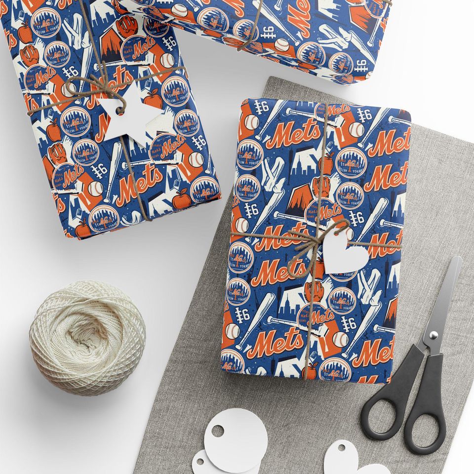 NY METS Wrapping Paper