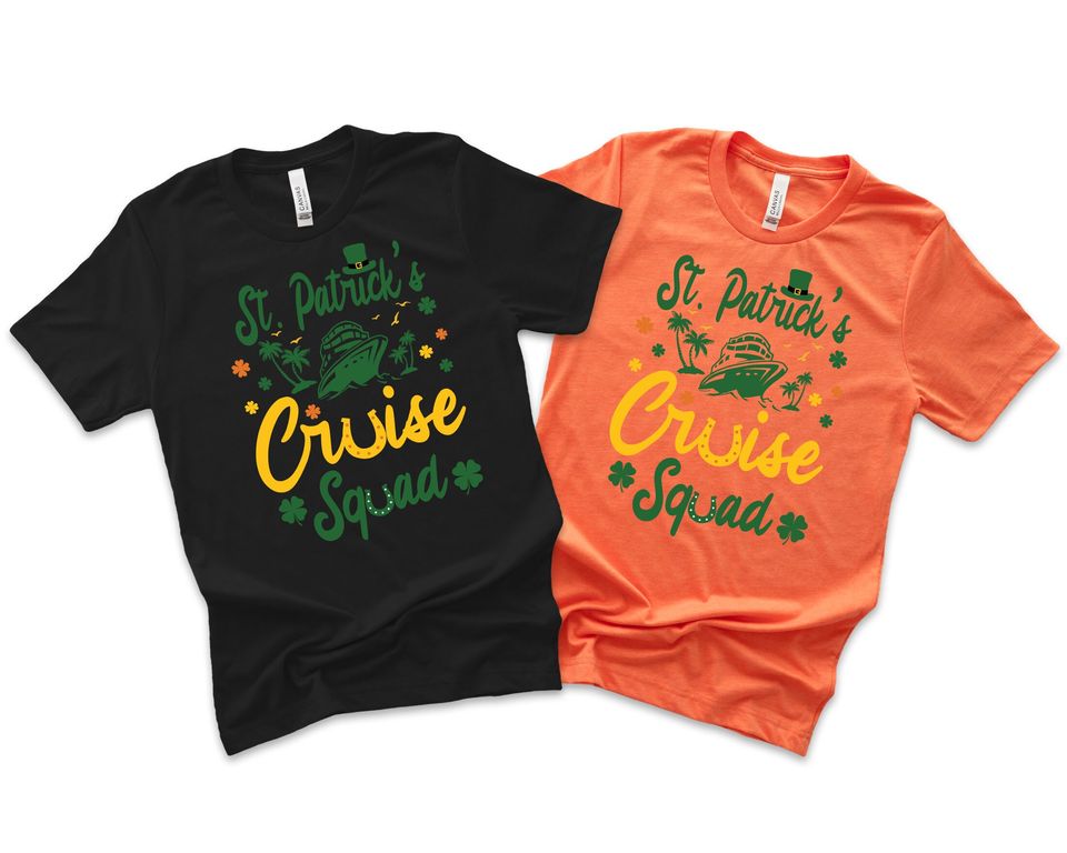St Patrick's Day Cruise Squad Shirt: Matching Group Tee