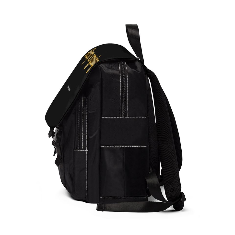 Stop Crying Unisex Casual Shoulder Backpack