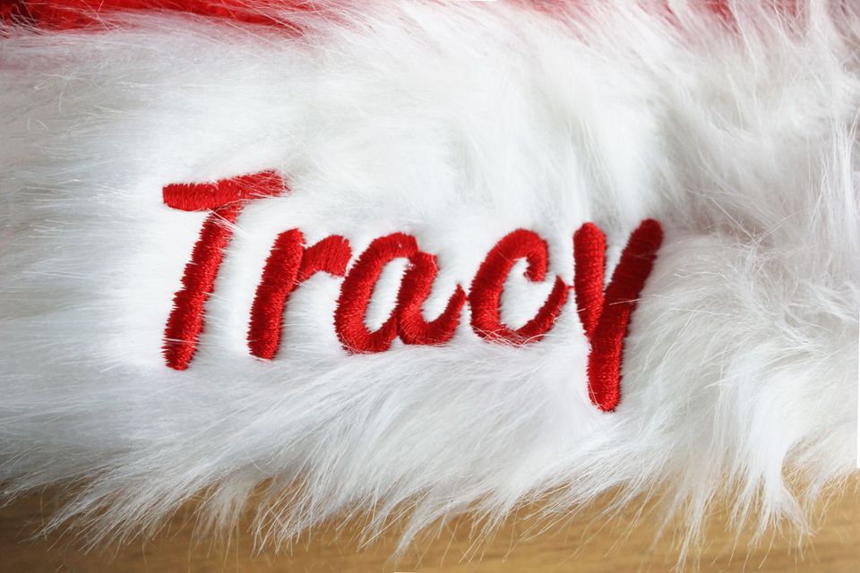 Christmas Hat Personalised,Santa hat,Family Santa hat,Christmas Gift for the Family,Gift for Him, Gift for Her
