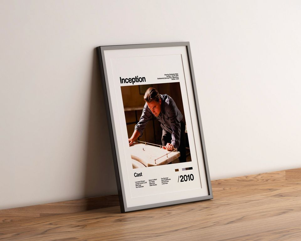 Inception - 2010 - Leonardo DiCaprio & Christopher Nolan - Movie Poster