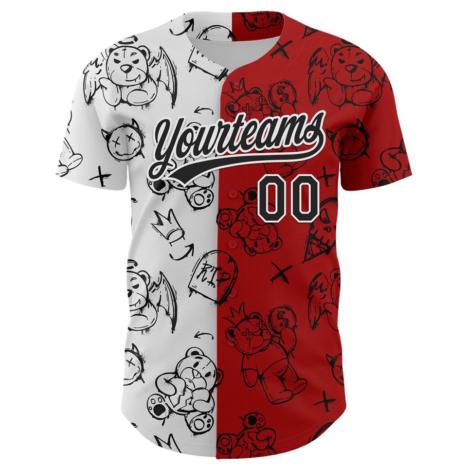 Halloween Horror Baseball Jersey Personalized Unisex Top