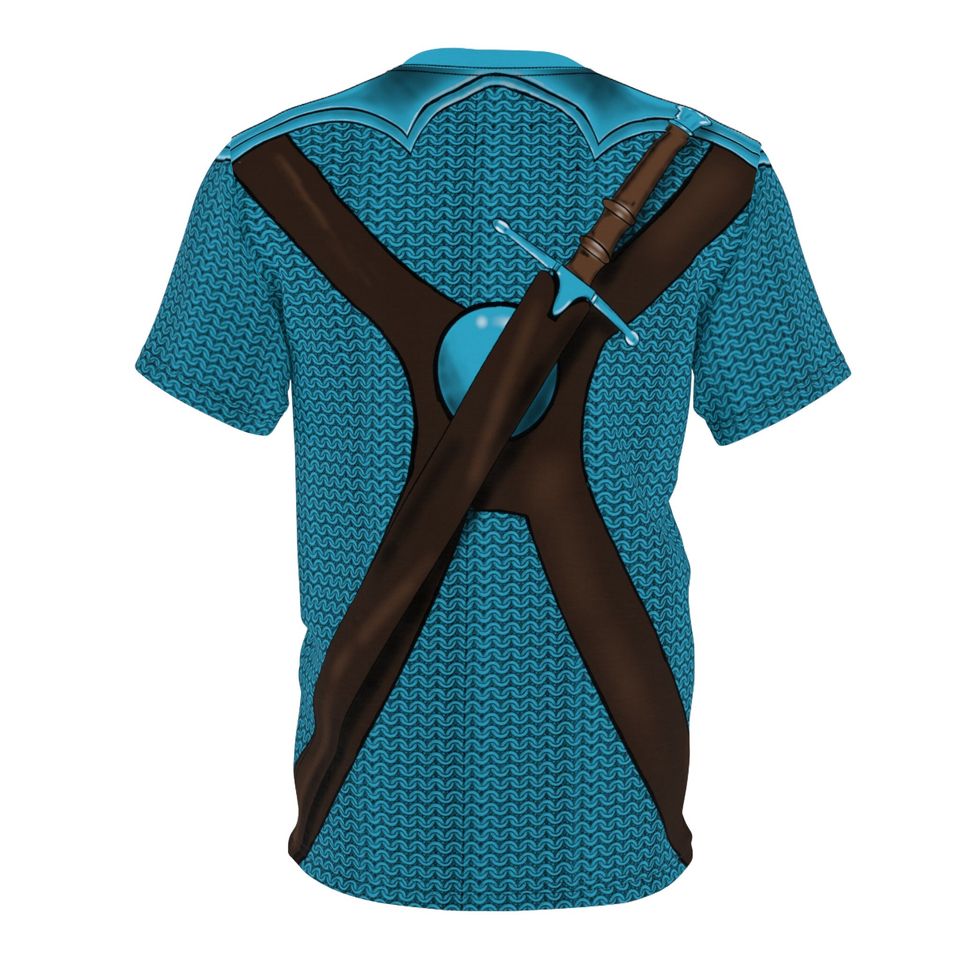 Teal DND Shirt, Fighter, Dungeons and Dragons
