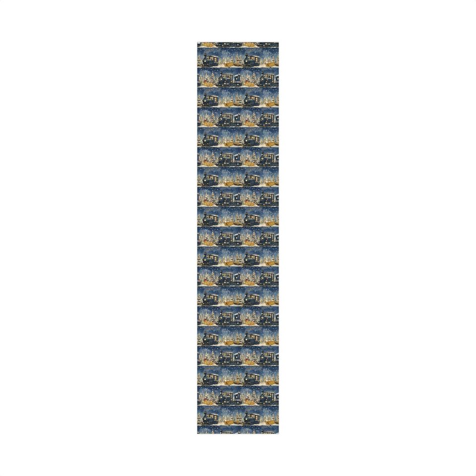 Christmas Train Gift Wrap Papers