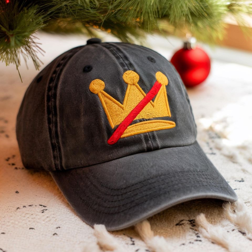 Embroidered No Kings Hat, Political Protest Cap