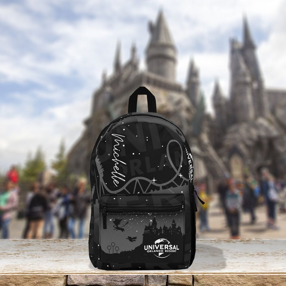 Custom Universal Studios Backpack Wizard | Personalized Wizard Universal Studios Family Trip Orlando Florida Vacation Gift