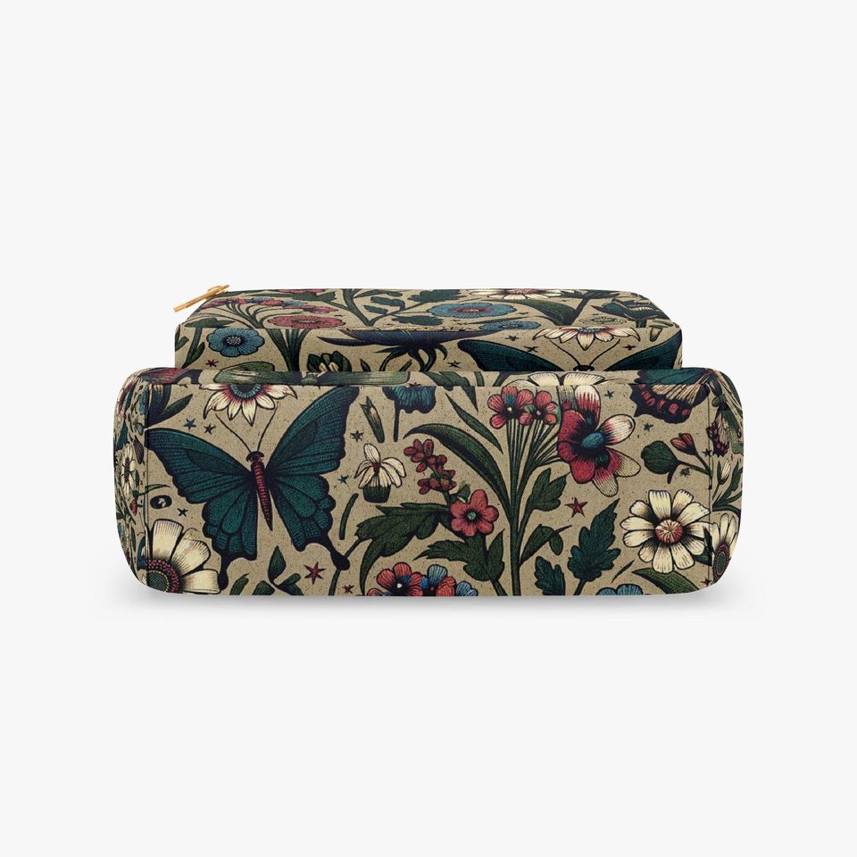 Butterfly Floral Multi-pocket Crossbody Bag Women's Handbag Purse