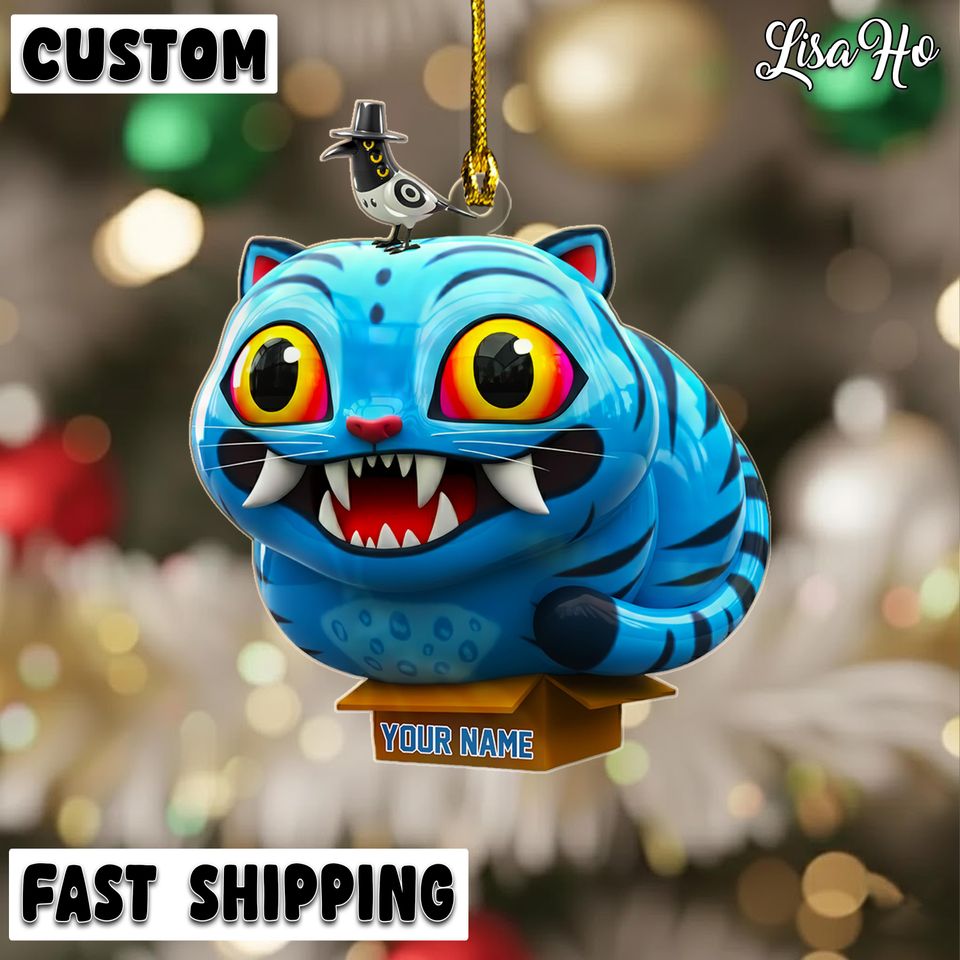 Personalized Name KPOP Demon Hunter Christmas Ornament