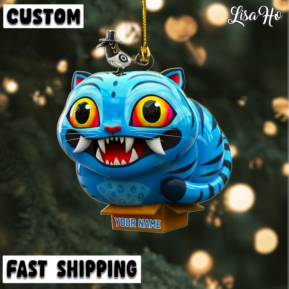 Personalized Name KPOP Demon Hunter Christmas Ornament