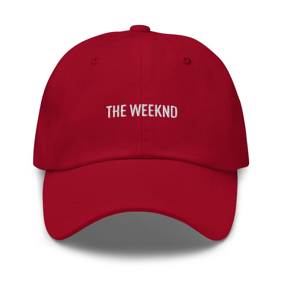 Weeknd  Dad Hat Unisex Baseball Cap Casual Embroidered Adjustable