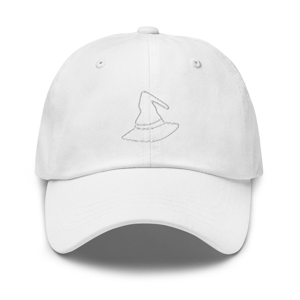 Halloween Hat Witch Hat  Dad Hat Unisex Baseball Cap Casual Embroidered
