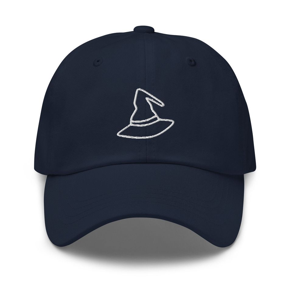 Halloween Hat Witch Hat  Dad Hat Unisex Baseball Cap Casual Embroidered