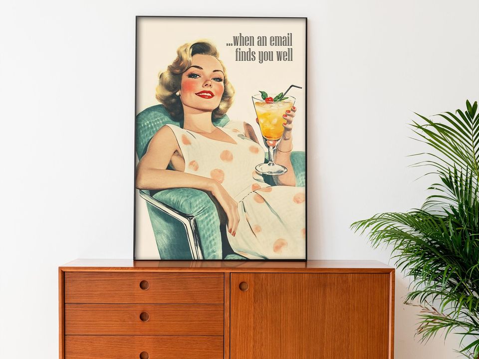 Funny Office Quotes Wall Art Printable Vertical Poster for Home & Work