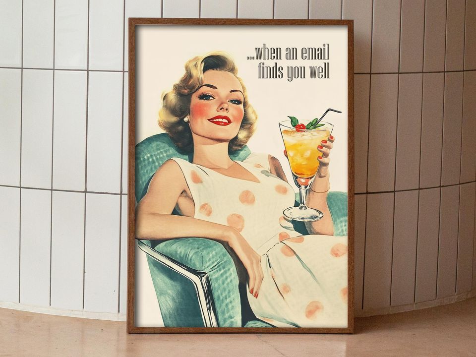 Funny Office Quotes Wall Art Printable Vertical Poster for Home & Work