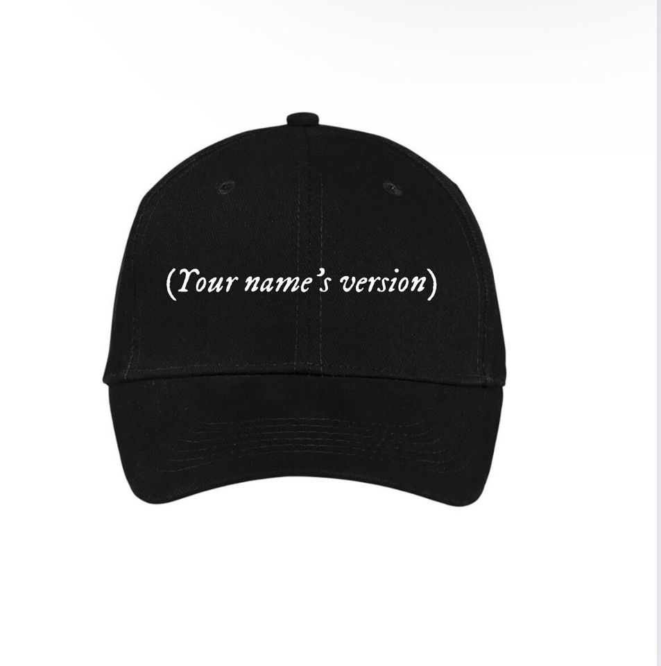 Customized Your Names Version Embroidered dad hat