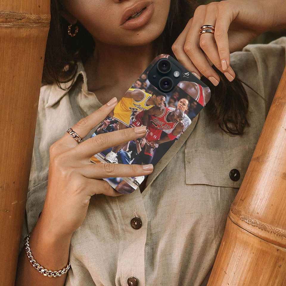 Michael Jordan & Kobe Bryant NBA Phone Case: iPhone 15, 14, 13, 12, 11