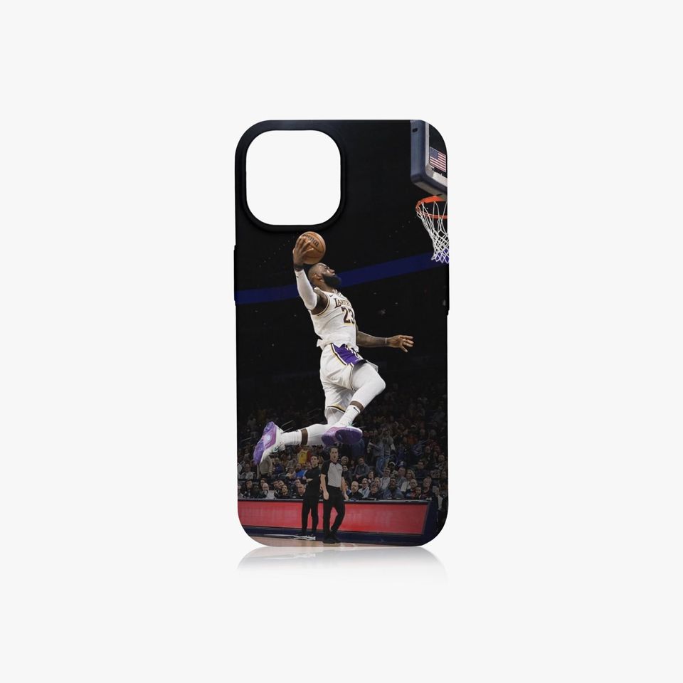 LeBron James Dunk iPhone Case: NBA Fan Gift