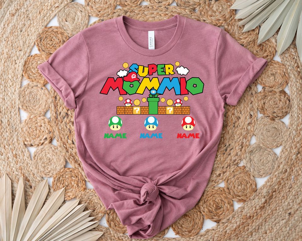 Personalized Super Mommio Shirt, Mothers Day Gift Tshirt