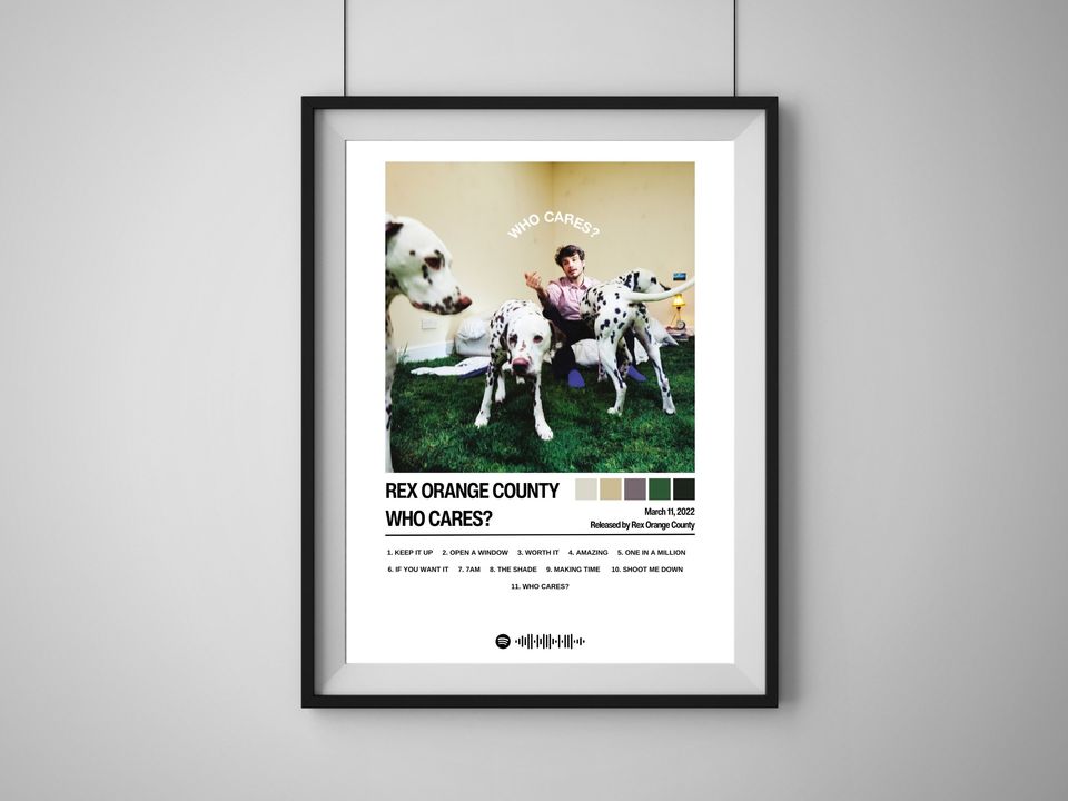 Rex Orange County Poster | Who Cares? Poster