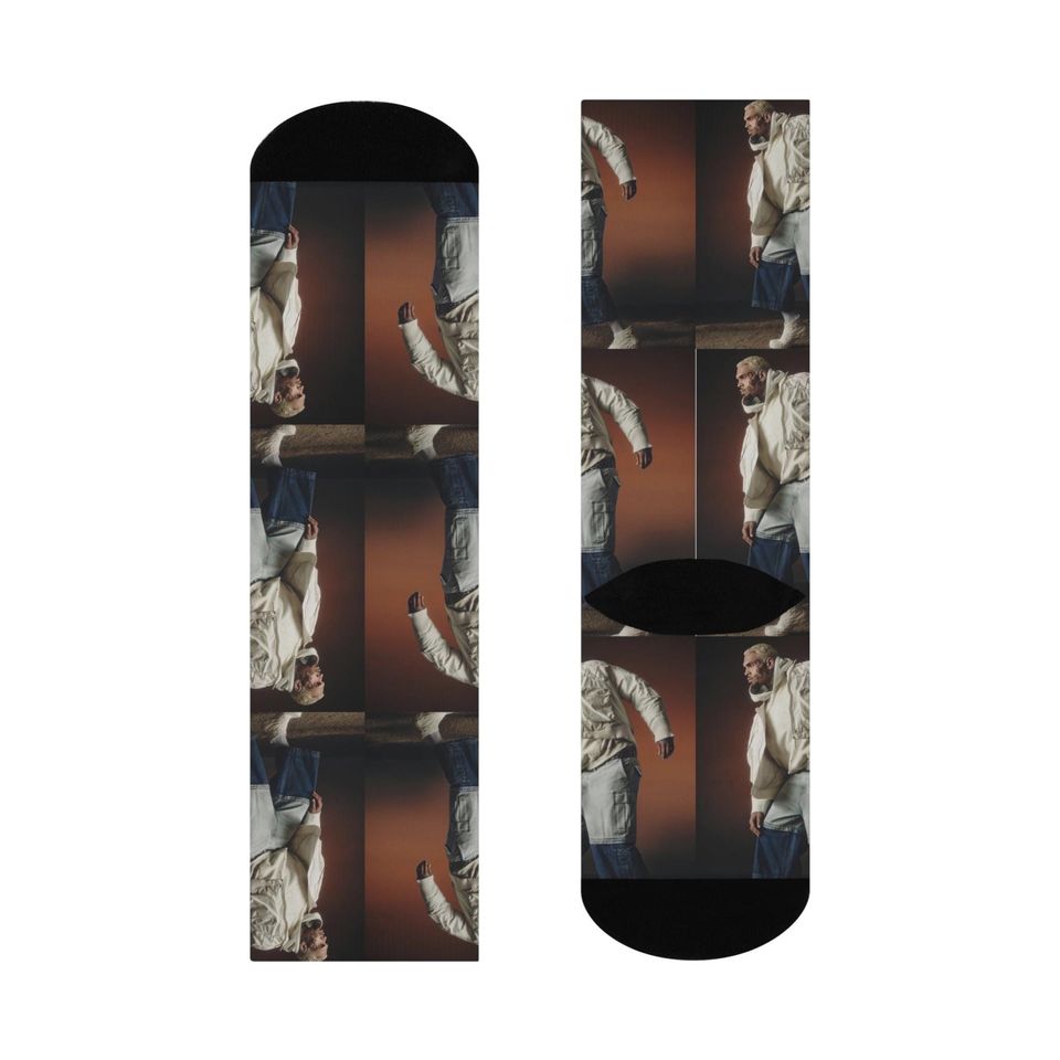Breezy Bowl Socks, Breezy Bowl Merch, Socks, Chris Brown, Chris Brown Socks