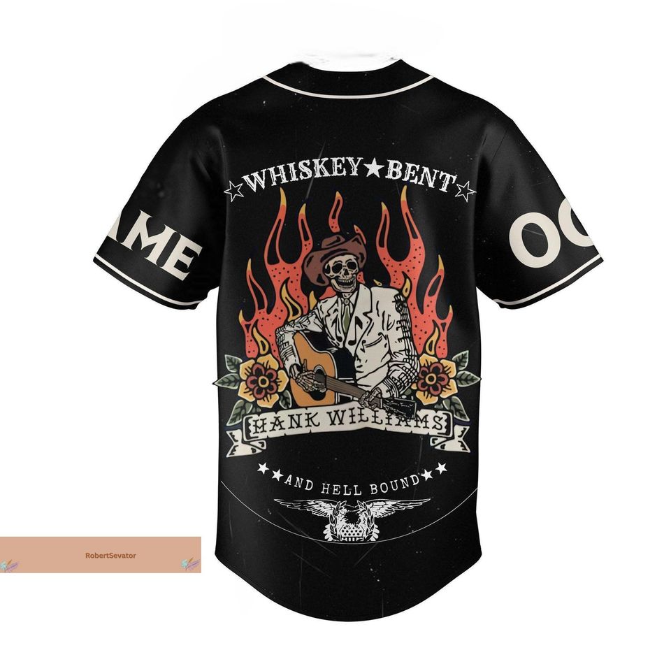 Hank Jr Jersey, Personalized Hank Williams Jersey