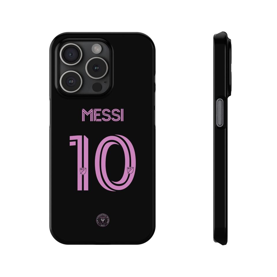 Messi Miami iPhone Case, Protective Phone Cover