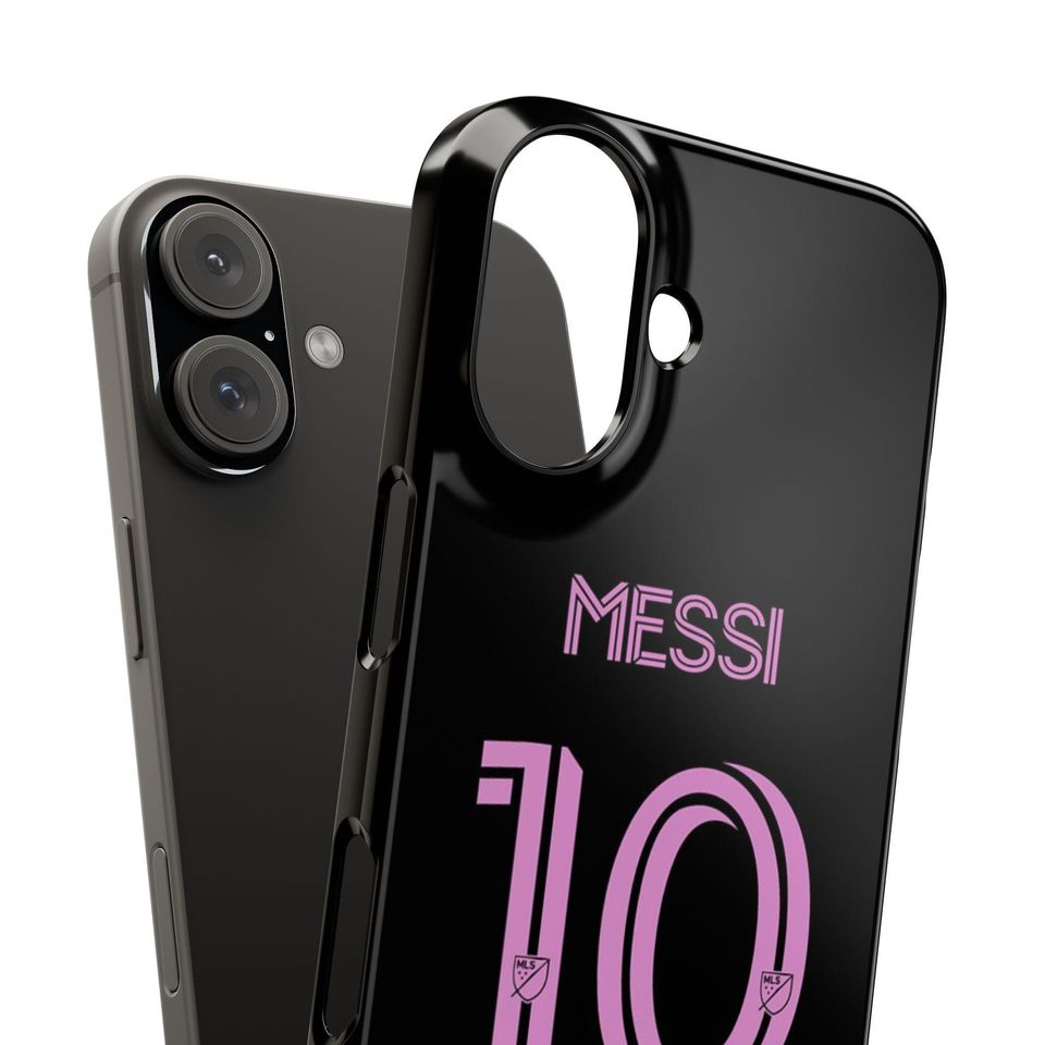 Messi Miami iPhone Case, Protective Phone Cover