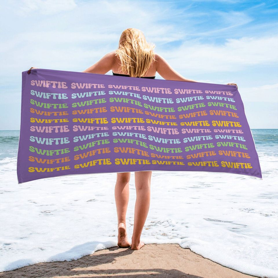 Swities Beach Towel, Vacation Gift For Her