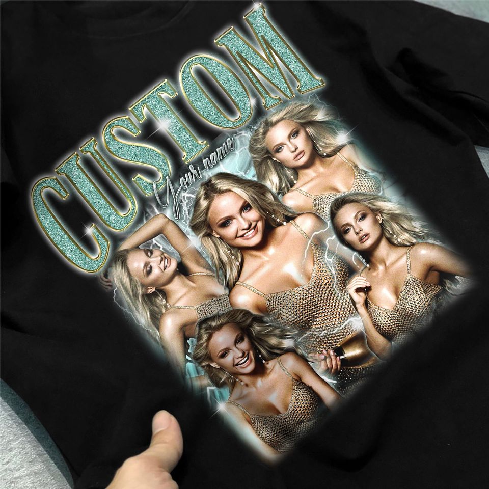 Custom Your Own Bootleg Tee, Retro Custom Bootleg Rap Tee, Custom Bootleg