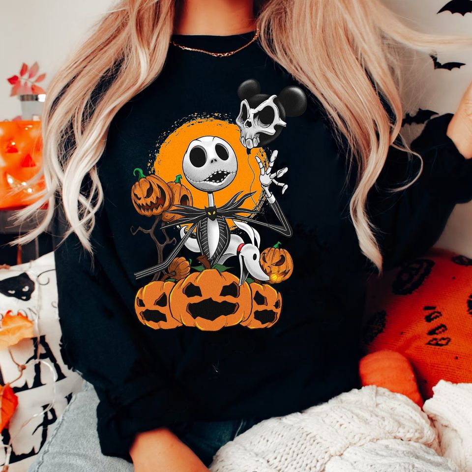 Nightmare Before Christmas Shirt, Jack Skellington Shirt, Jack and Sally Shirt, Disney Halloween Shirt, Oogie Boogie Halloween Tee