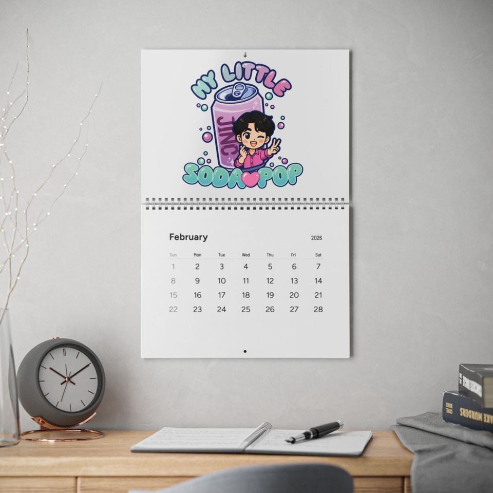 K Pop Demon Hunters Wall Calendar, Personalized K Pop Inspired Calendar, Huntrix Merch