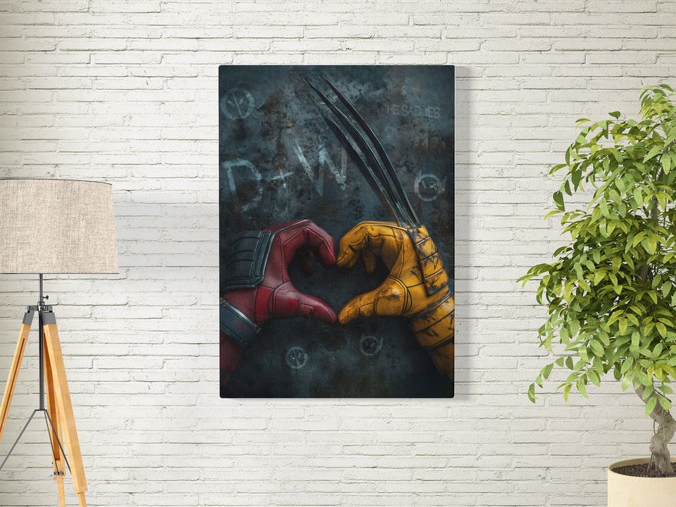 Deadpool and Wolverine Avengers Mcu Poster