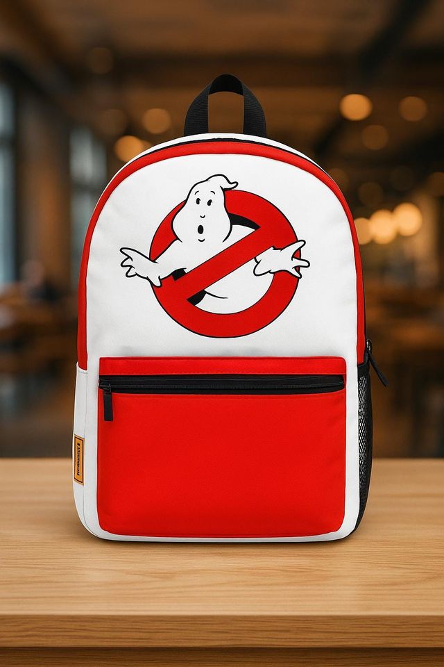 Ghostbusters Ecto-1 Backpack with Slimer Pocket for Comic Con Fans