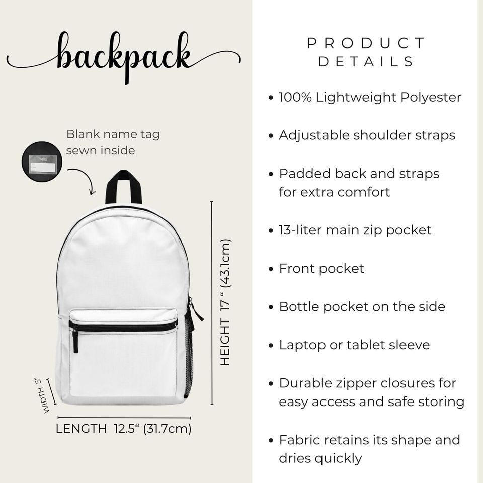 Personalized Minecraft Inspired Backpack, Gamer School Bag