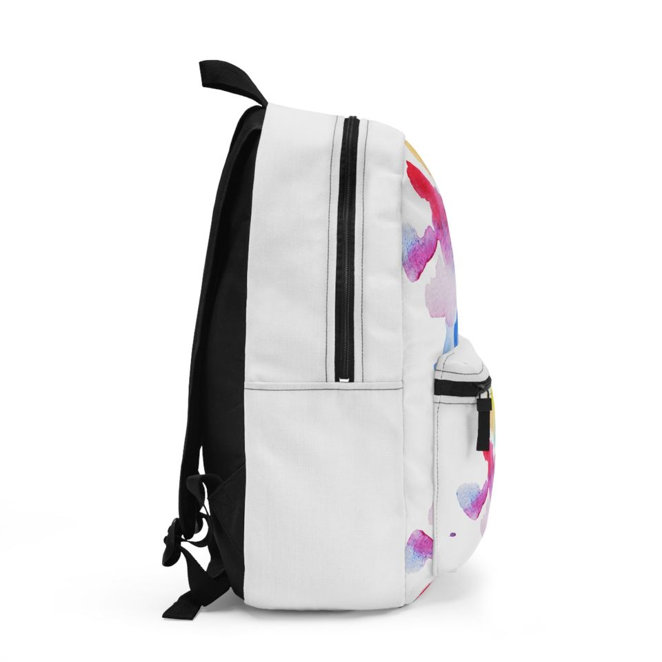 Back to School Backpack Watercolors